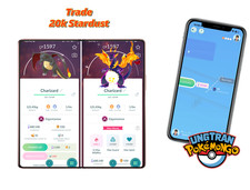 Shiny Gigantamax Charizard Tr-de 20k star-dus...