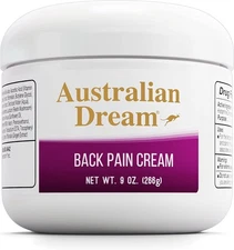 Australian Dream Back Pain Cream - Soothing Non-Greasy Muscle Pain Relief Cre...