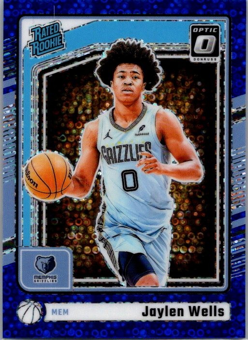 2024-25 Donruss Optic #252 Jaylen Wells BLUE FAST BREAK /49