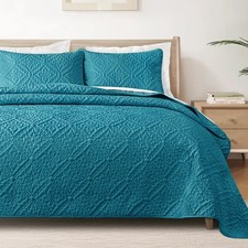Exclusivo Mezcla King Quilt Bedding Set, Lightweight Soft Bedspreads Coverlet...