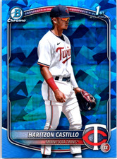2025 Bowman Chrome Sapphire HARITZON CASTILLO #BCP-161 1st Prospects Twins NOCO