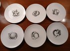 Set Of 6 Wedgwood Susie Cooper Black Fruit Bone China Plate 8 1/4” — photo 2