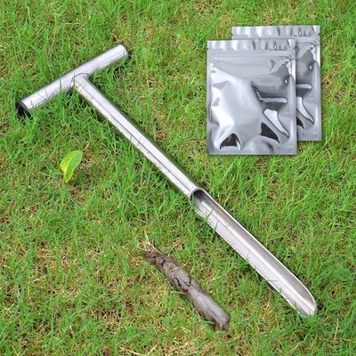 Stainless Steel Soil Sampler Probe Kit for Agriculture & Forestry Testing