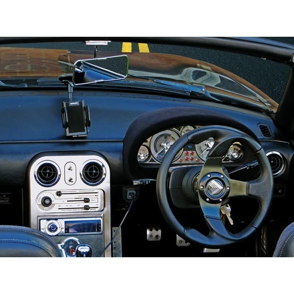 Interior rear view mirror JASS Vintage style Mazda MX-5 MX5 Eunos NA mk1 NEW - Image 4 of 4