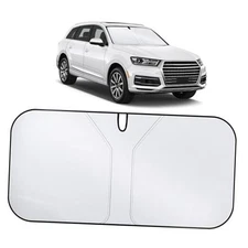SINGARO 300T Universal Car Windshield Sun Shade, Foldable Reflective Standard