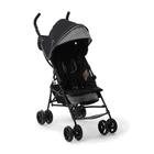 3D Mini Stroller - Lightweight Compact Fold, Gray, Sun Visor]