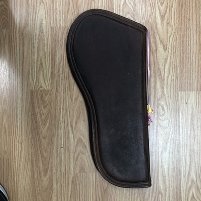 Tad Coffin Leather Half Pad - Brown 18''
