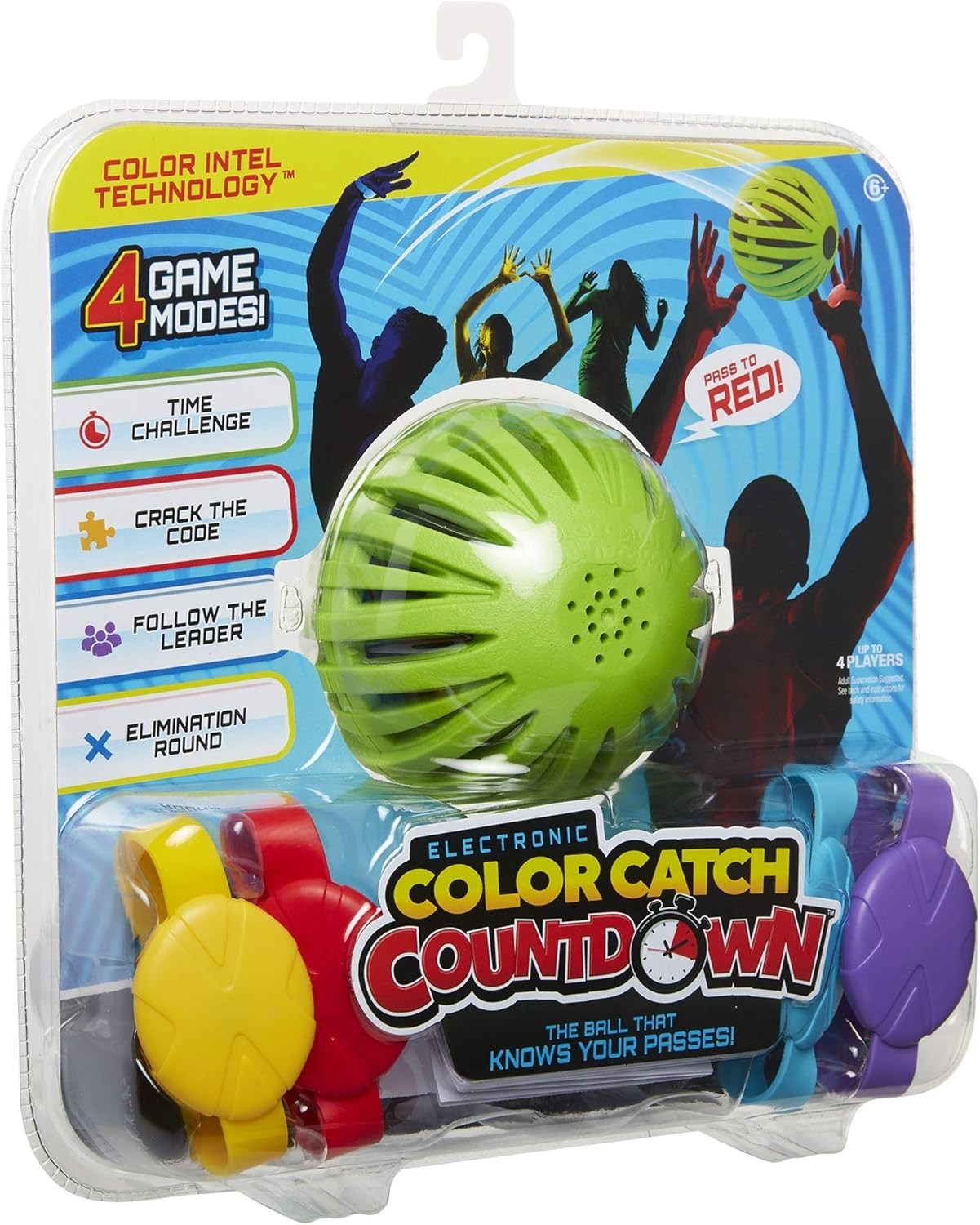 COLOR CATCH COUNTDOWN Ball Electronic Command Ball Toss Game Fun Ball Toy New