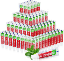 Travel Size Toothpaste Bulk Mini Teeth Paste Single Use 0.176 oz 120Tubes 