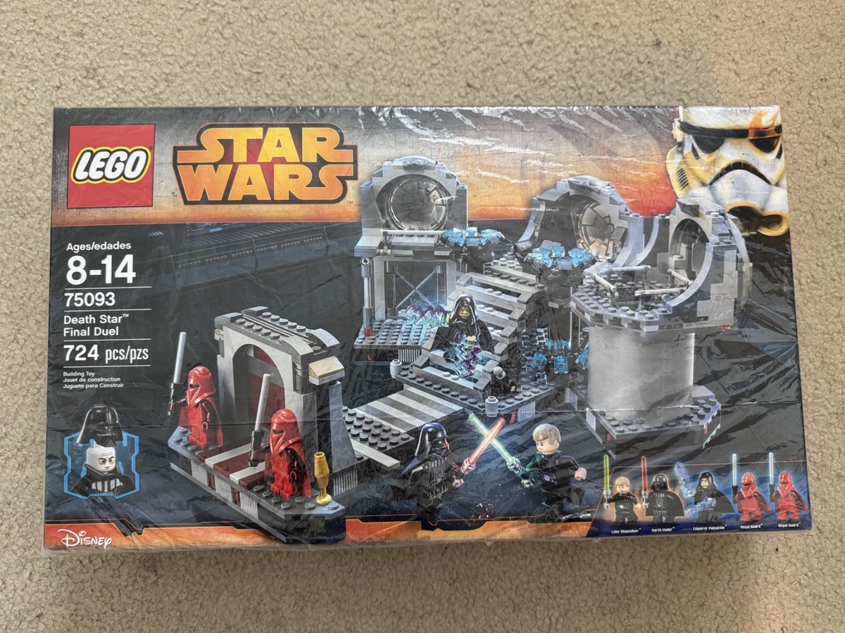 75093 DEATH STAR FINAL DUEL rotj star wars lego sealed NEW legos
