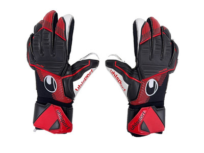 Uhlsport PowerLine Super Flex Herren Torwart Größe 8, schwarz, rot, neu