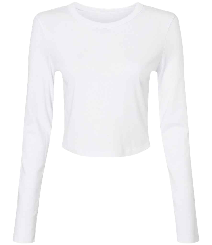 Ladies Micro Rib Long Sleeve Baby T-Shirt XS - XXL