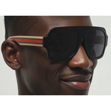 Sunglasses Oversized Square Frame Fashion Shades Men Trendy Street Wear Lentes