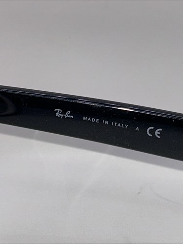 Authentic Ray Ban RB4368 Sunglasses 652087 Red White Black 51-21-150 Made Italy - Picture 7 of 11