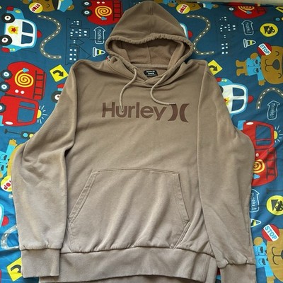 Hurley Fleece Pullover Hoodie tan/mauve, men's large