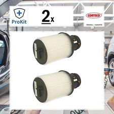 2x ORIGINAL® Corteco 80004669 Luftfilter passend für Audi R8 R8 Spyder