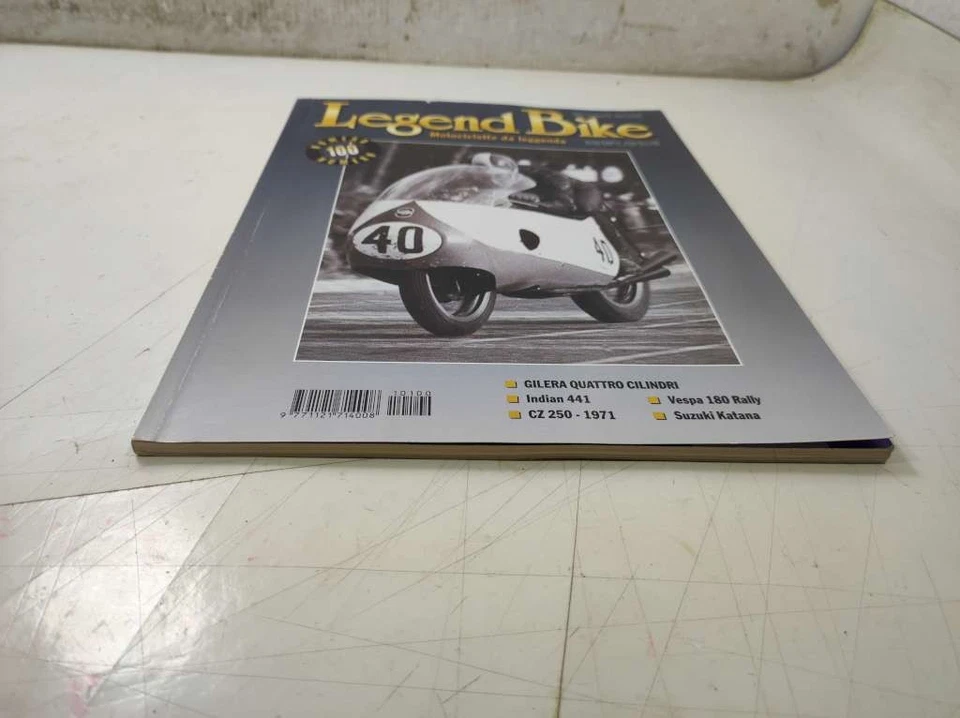 Bicicleta Legend N.100 1-2001 Gilera 4 cilindros Indian 441 Vespa 180 Rally Cz 250 Foto 2 de 4