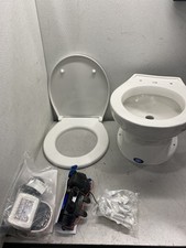 Jabsco Deluxe Flush 14" 12V Raw Water Electric Marine Toilet 58280-3012-JAB