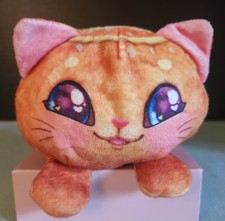 Cookeez Makery Baked Treatz Cinnamon Roll Cat Plush Orange Moose Toys Working
