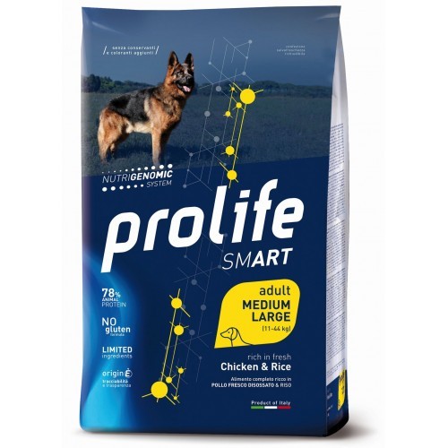 Prolife Smart Adult Medium/Large Chicken & Rice | Nutrizione Cani