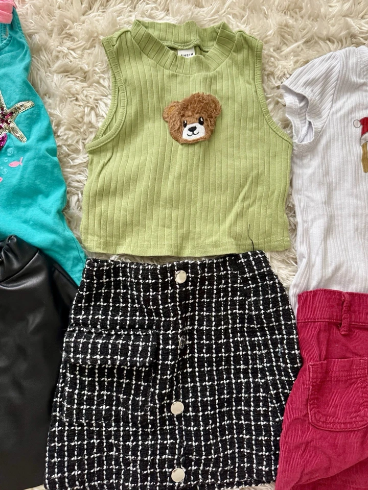 Trajes para niñas pequeñas/lote de 14/se adapta a la talla 4T Foto 3 de 4