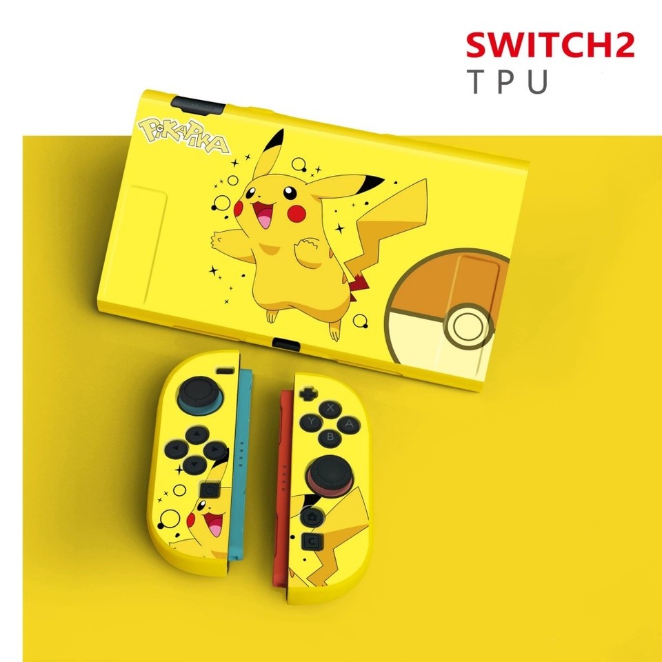 Pokemon Pikachu Nintendo Switch 2 Case Cover Shell Skin Accessories For ...