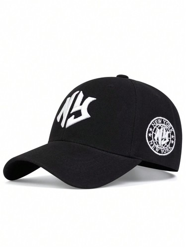Baseballmütze Herren New York geometrische Buchstaben bestickt, Outdoor verstellbar Su... - Bild 1 von 1