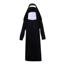 yeabwps Halloween Nun Costume for Women Habit Cosplay Large, Standard