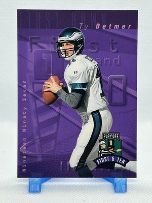 Ty Detmer 1997 Playoff First & Ten #131 - Philadelphia Eagles