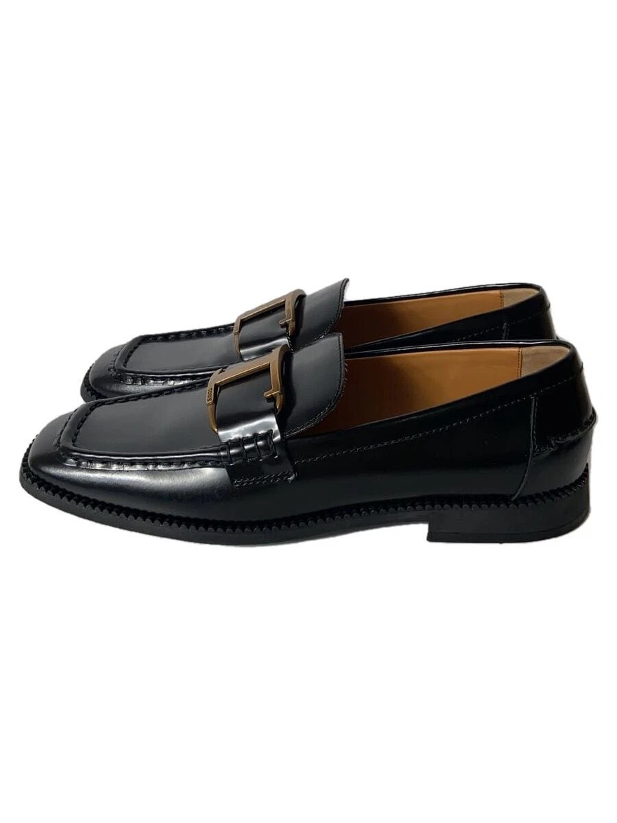 TOD’S Mocassini TOD'S T TIMELESS punta quadrata 38 pelle nera XXW44K0FX70RBTB999
