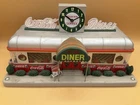 DANBURY MINT VINTAGE COLLECTIBLE COCA COLA LIGHT UP DINER CLOCK 2000