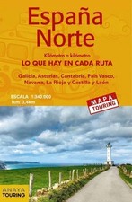España Norte: Mapa de carreteras 1:340.000