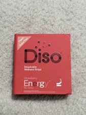 Diso Energy Strips Tin Energy Supplement with Vitamins, Dissolvable On Tongue