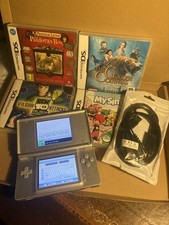 Nintendo DS Lite Console Silver + 4 GAMES