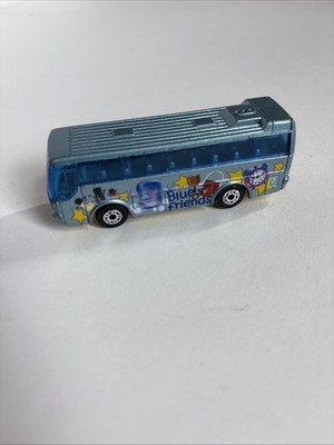 Vtg Matchbox Nick Blue's Clues Friends Diecast 1986 Ikarus Coach Bus