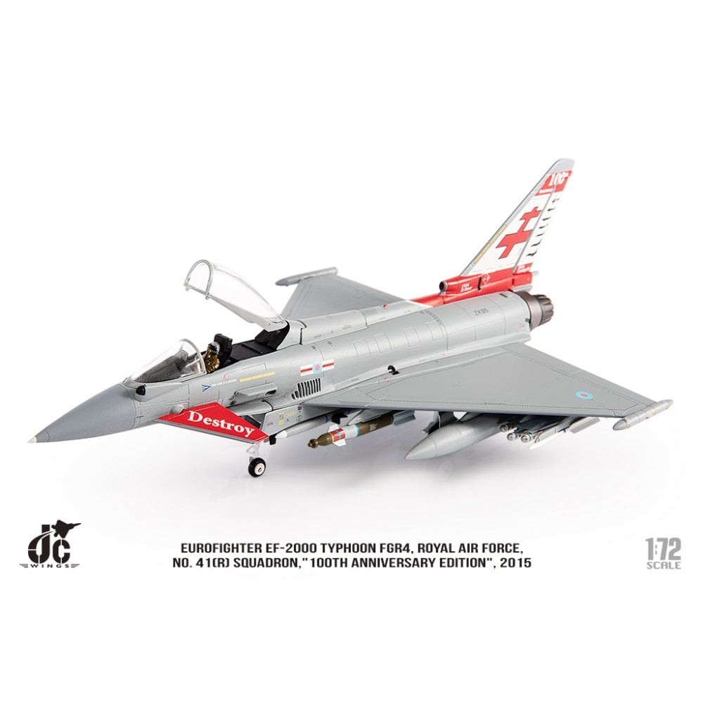 JC Wings 1:72 Eurofighter EF-2000 Typhoon FGR4, RAF No.41(r) Sqn 100th Anns 2015