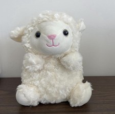 Soft White Lamb Plush Stuffed Animal Cute Sheep Toy Nursery Decor