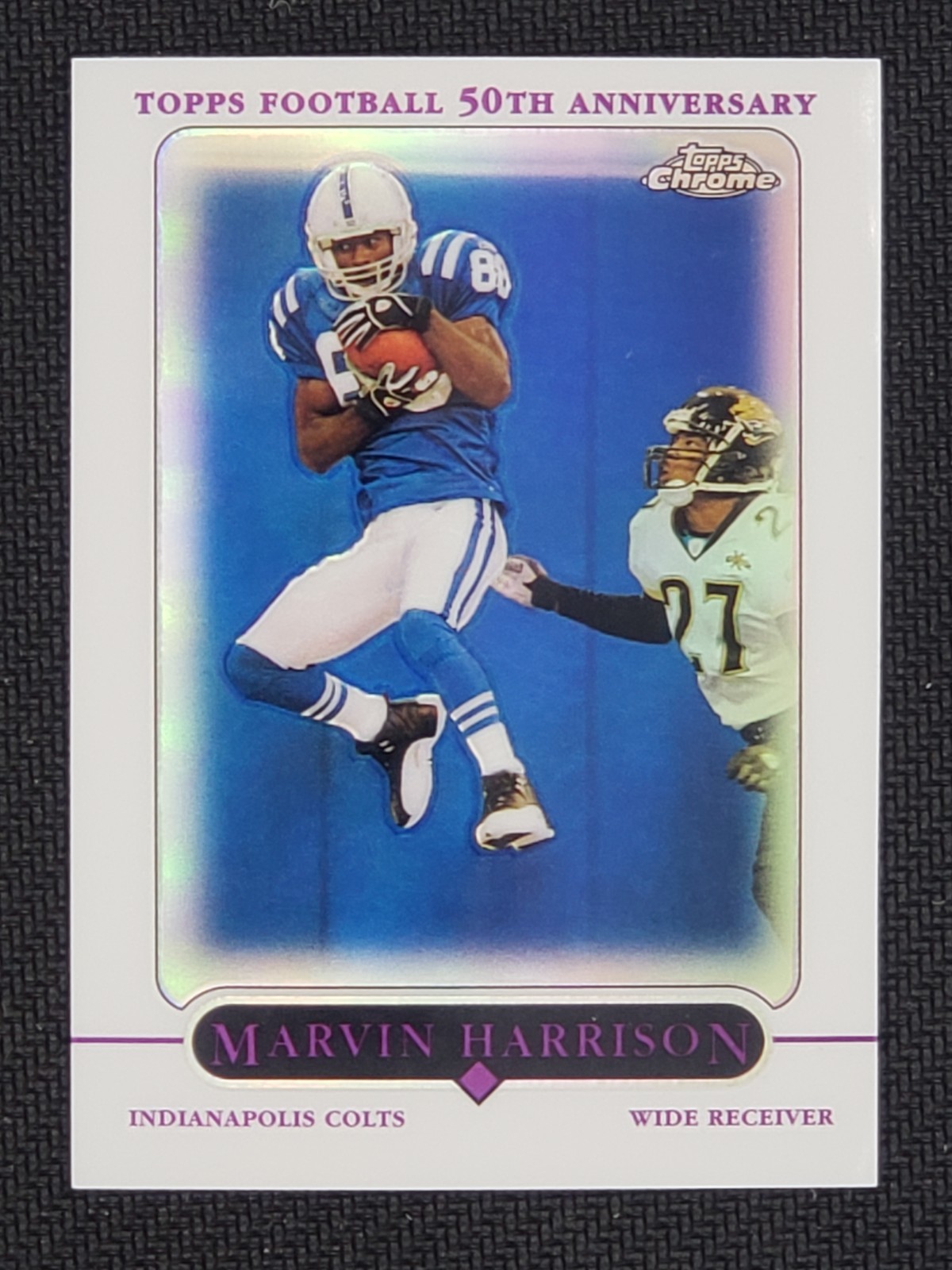 2005 Topps Chrome 116 Marvin Harrison Refractor