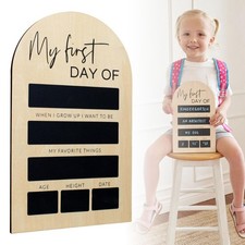 First Day Of School Photo Board, School Sign, Back To School Chalk Board CW