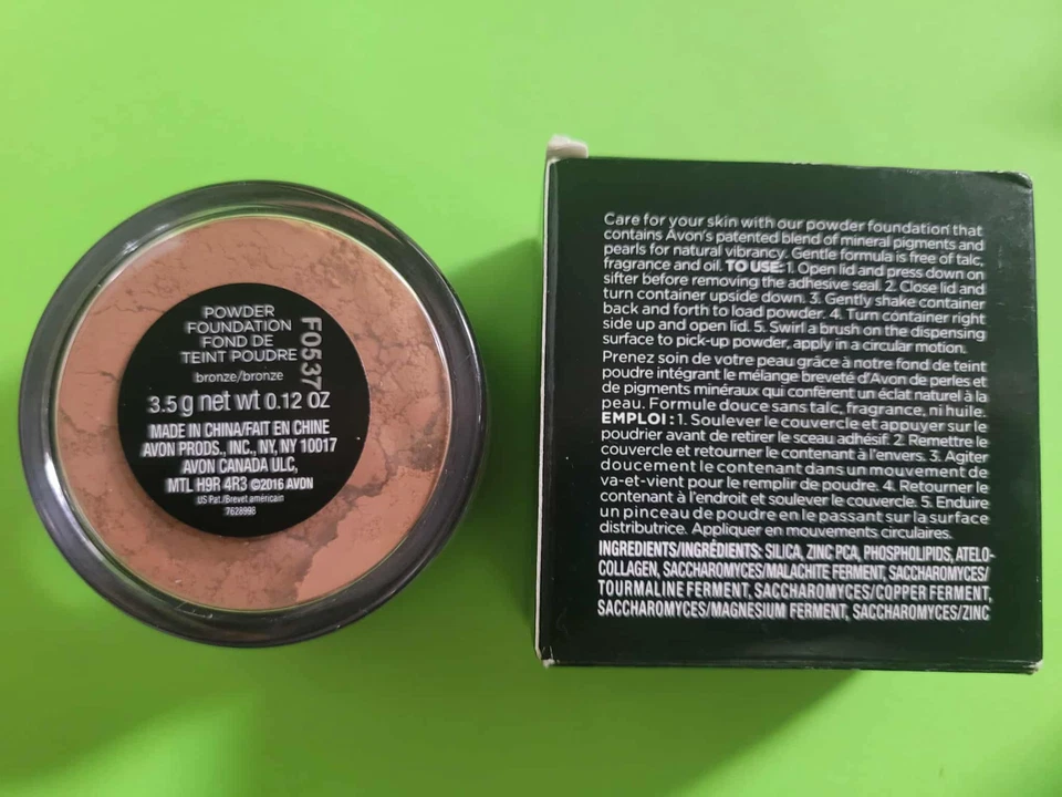 Avon SMOOTH MINERALS Foundation BRONZE ~ (Bronzer)  NIB/Sealed ~ NEXT DAY SHIP - Image 3 of 4