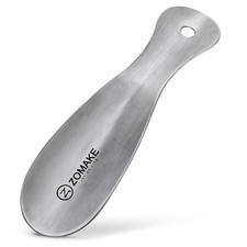 ZOMAKE Metal Shoe Horn, Small Travel Shoehorn for Men Women Kids,7.5'' Portab...