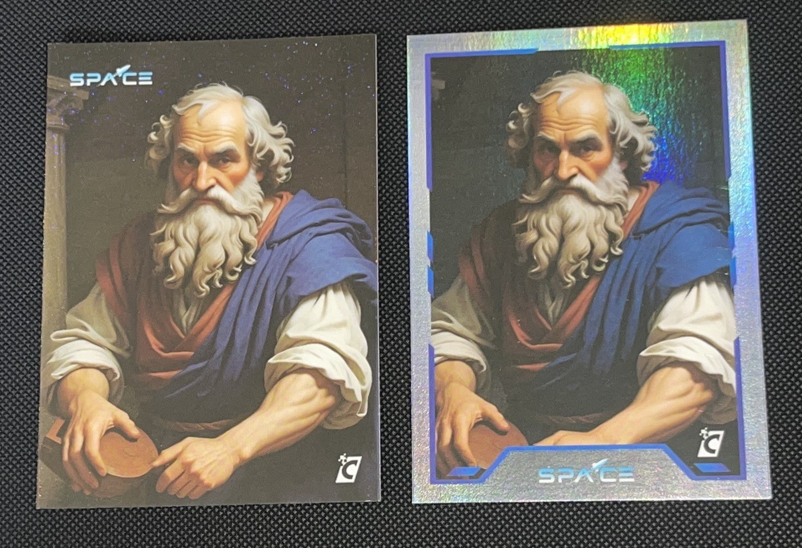 2025 Cardsmiths Space Galactic Edition Archimedes #73 Rainbow & Crystal Parallel