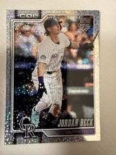 2026 Topps Series 1 Celebration Confetti Jordan Beck Colorado Rockies