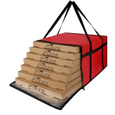 Insulated Pizza Delivery Bag for Carry Hot, 20'' X 20'' X 14'' Carrier Warmer, Insu