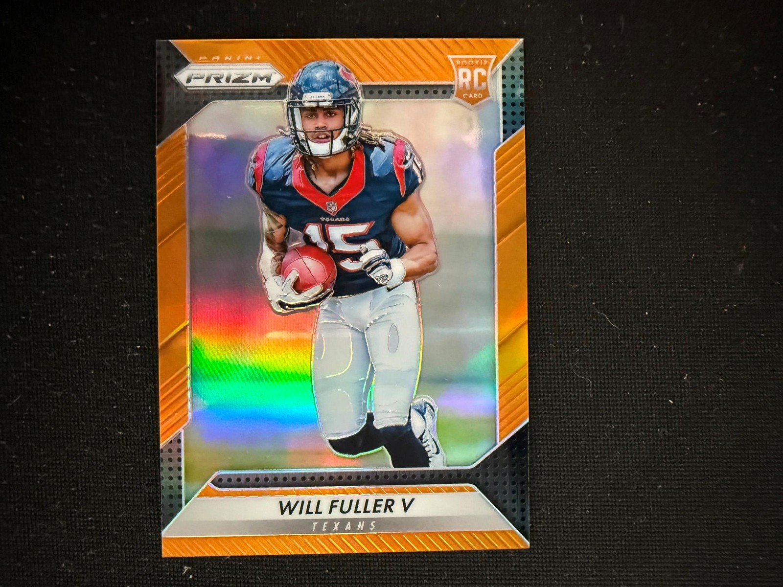 Will Fuller V 2016 Panini Prizm Orange Prizm Rookie RC /299 Houston Texans D48