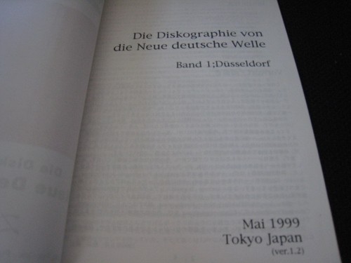 Neu Deutsche Welle Japan Discography Book Ata Tak Ink Pure Freude Kraut Rock - Picture 2 of 10