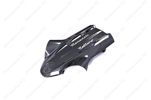 DRY CARBON oe-style Engine Cover w/letters Kit For 2020-2023 Maserati MC20 - Picture 11 of 24
