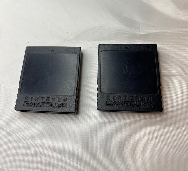 16mb Official Nintendo GameCube Memory Card 251 Blocks Dol014 Black GC