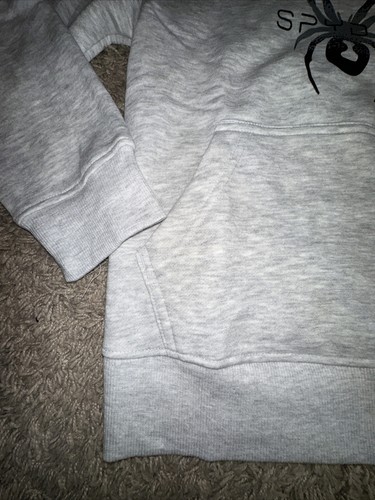 Boy's SPYDER Gray Black Hoodie Size Small 7 - 8 - Picture 9 of 11