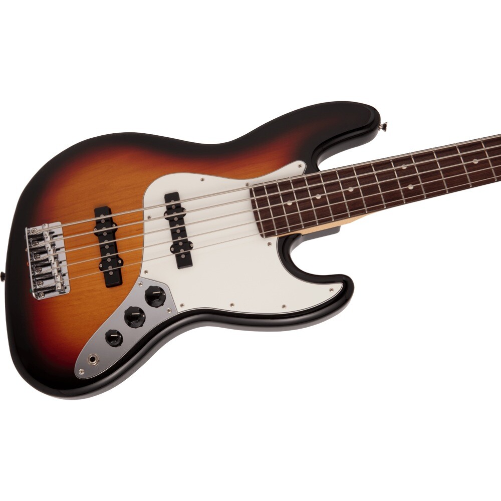 Fender Japan Hybrid II Jazz Bass V 3-Color Sunburst Electric Bass